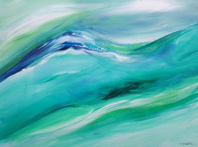 premier plan d'eau en fevrier 2025